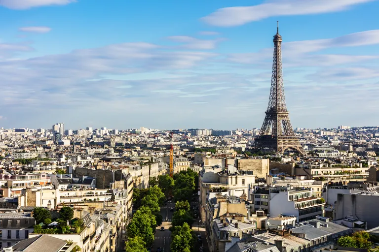 Paris mit Eifeltower