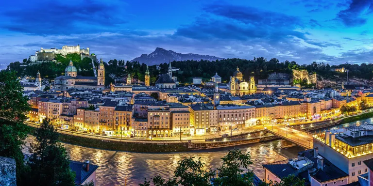 Salzburg bei Nacht