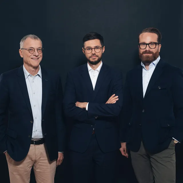 Erich Gibel, Georg Männl, Maximilian Zirm